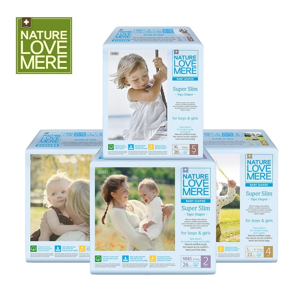  Bỉm Dán Super Slim Nature Love Mere 