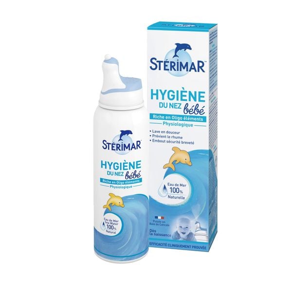  Xịt muối biển Stérimar cá heo xanh - 100ml 