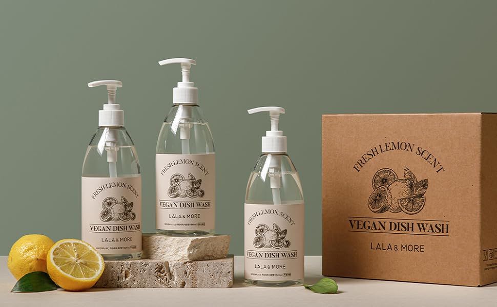  Nước Rửa Bình, Rau Củ Quả Và Chén Bát Thuần Chay Đậm Đặc Lala&More 500ml 