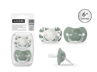  Set 2 Ti Giả Suavinex Cho Bé Từ 6M đến 18M 
