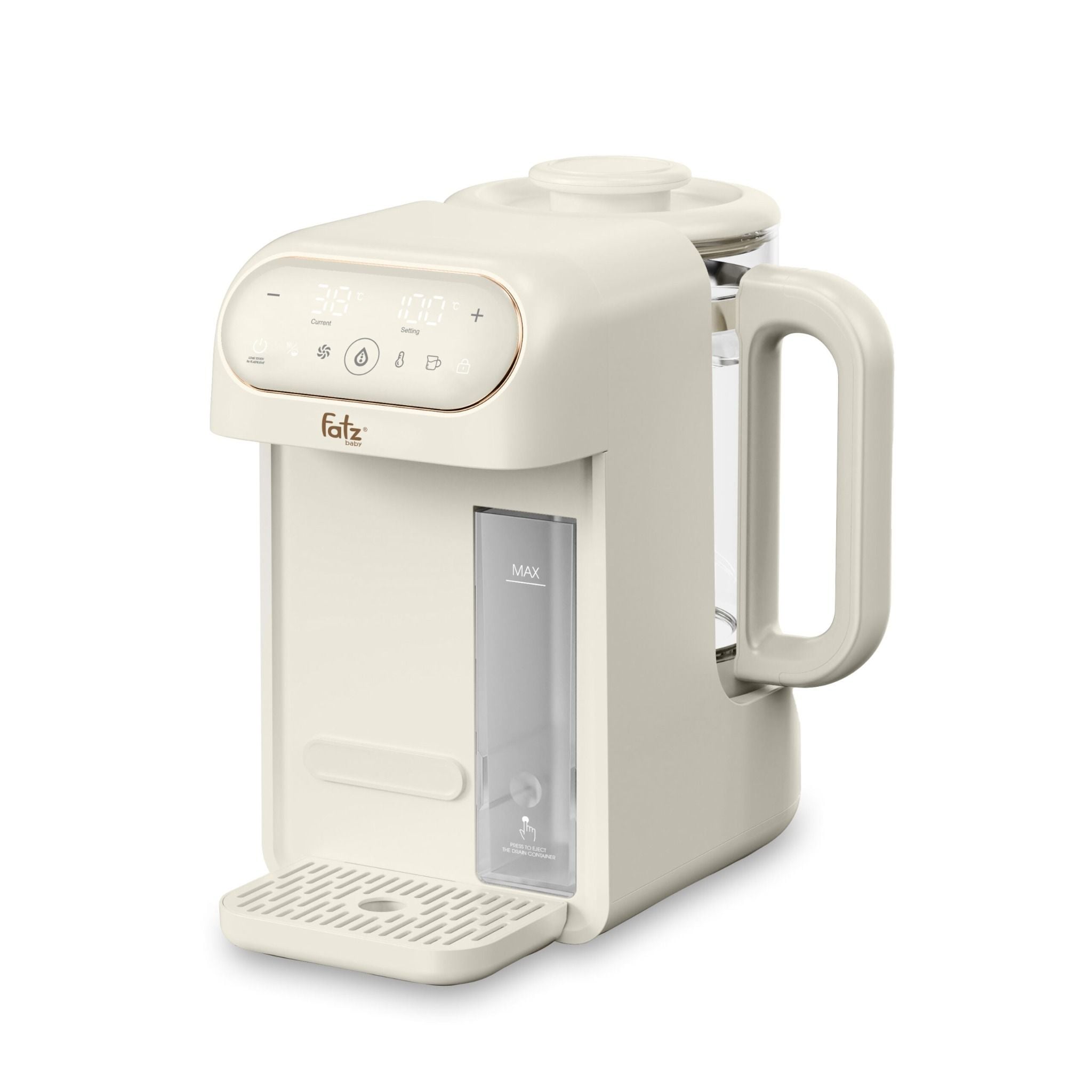 Máy đun và hâm nước pha sữa thông minh tiện lợi Fatzbaby Smart 12 Plus 
