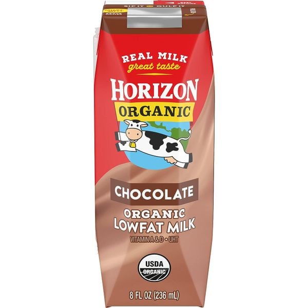  (HỘP) SỮA TƯƠI HORIZON CHOCOLATE ORGANIC LOWFAT MILK 236ML 