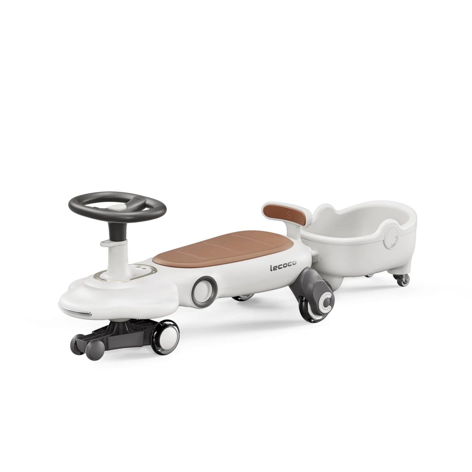  Xe Lắc kèm đuôi kéo Lecoco Swing Car Figg F2 