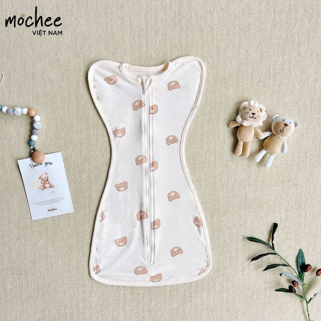  Nhộng Chũn Vải Mesh Thoáng Khí Mochee Cho Bé 