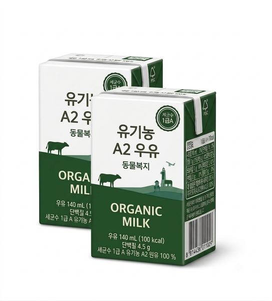  Sữa tươi organic A2 JEJU MILK (140ml) 