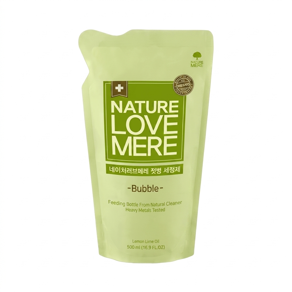  Nước rửa bình tạo bọt thuần chay Nature Love Mere (Dạng Túi) 
