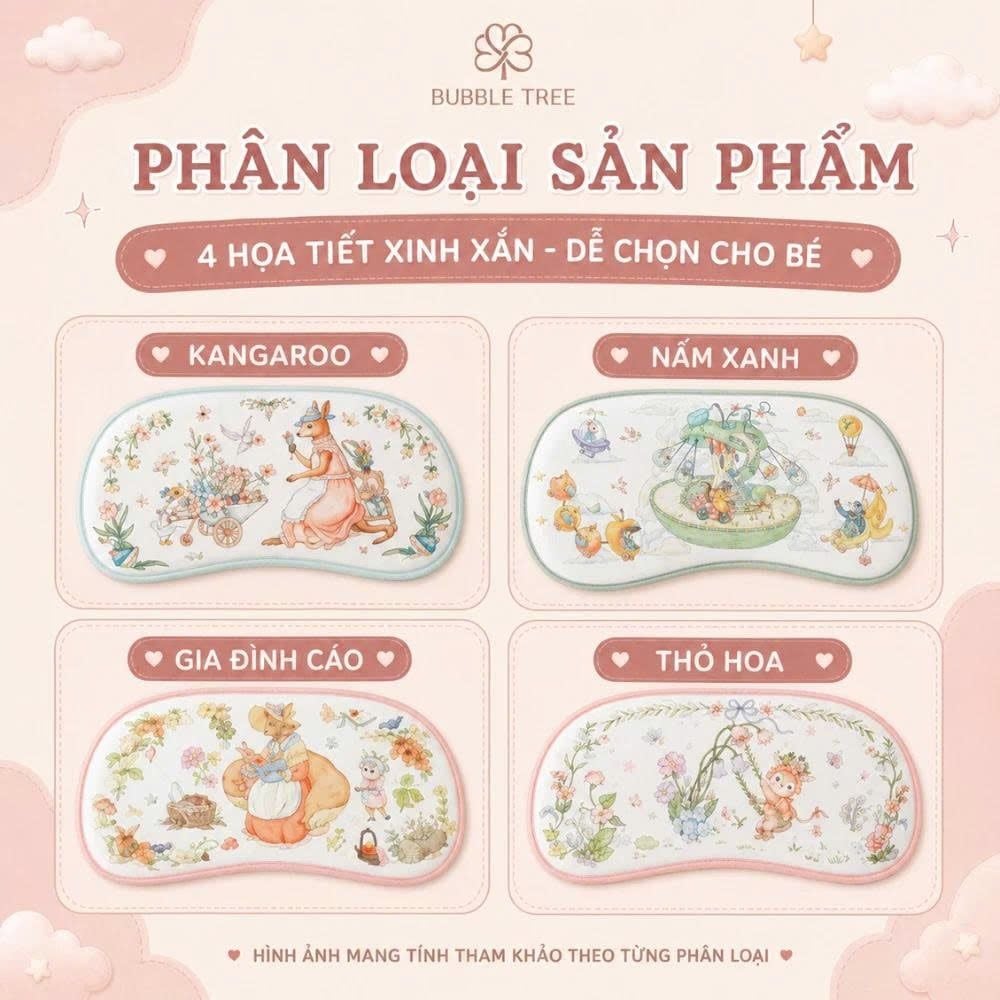  Gối Làm Mát Tencel Bubble Tree 