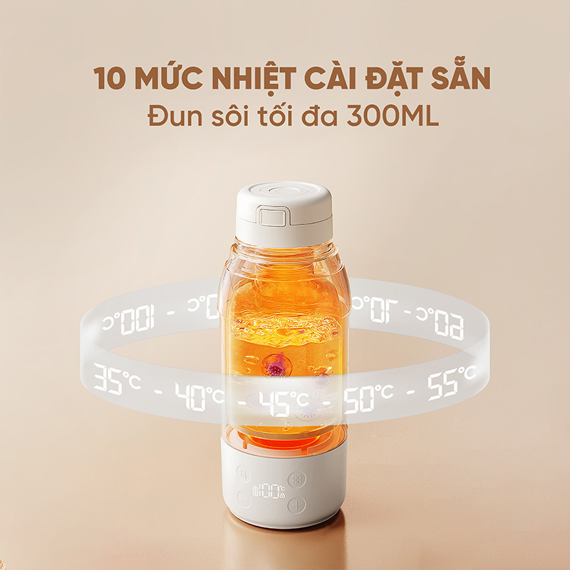  Bình đun nước cầm tay Moaz BéBé MB-130 