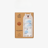  Set 5 Khăn sữa sợi tre lụa La Pomme - Trắng cá heo 