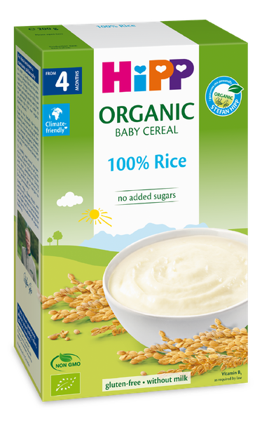  Bột ăn dặm Hipp Gạo nhũ nhi 4M+ (200g) 