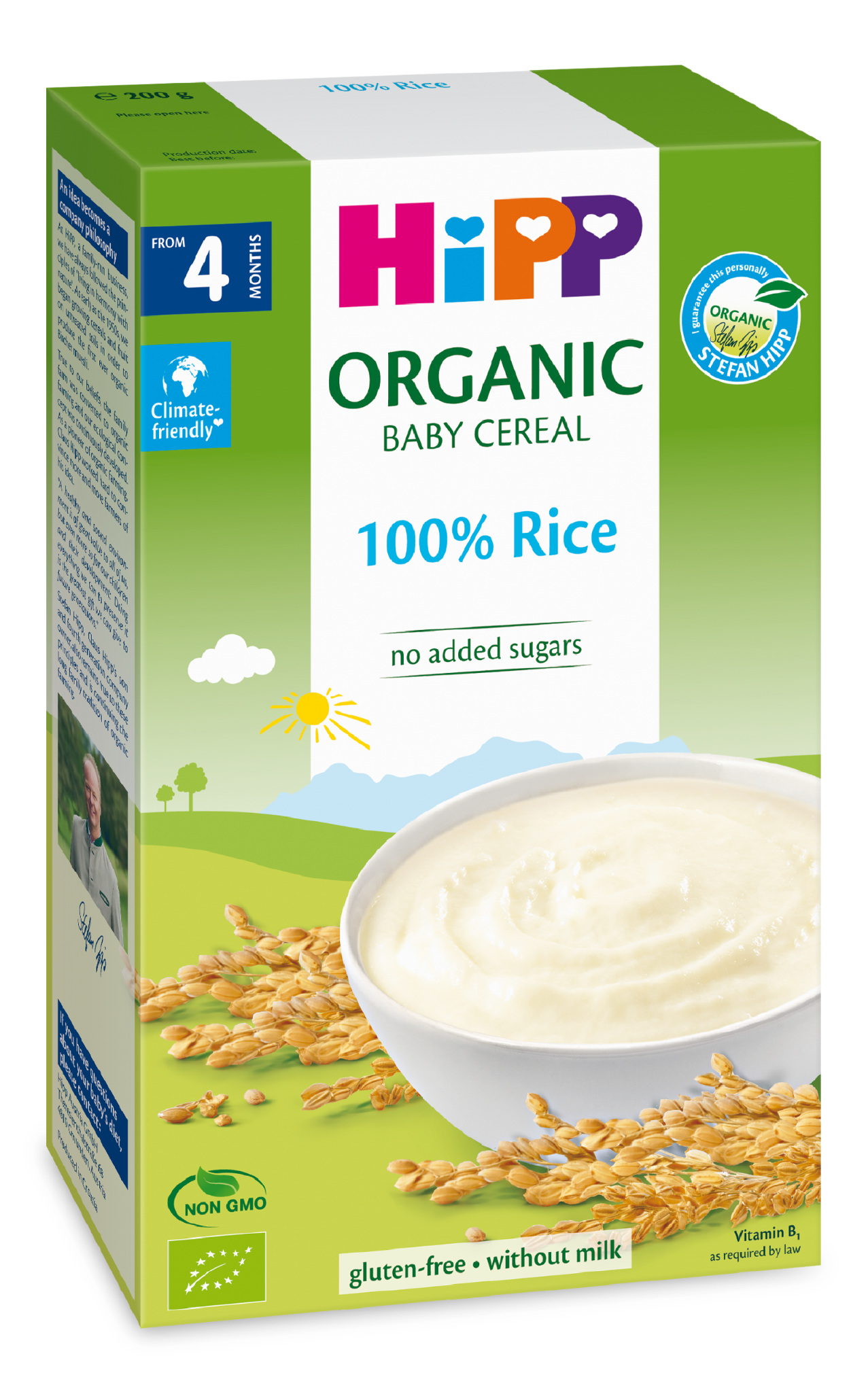  Bột ăn dặm Hipp Gạo nhũ nhi 4M+ (200g) 