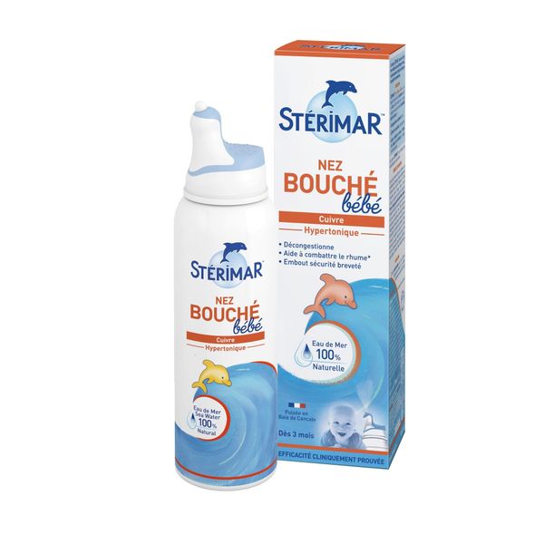  Xịt muối biển Stérimar kháng viêm cá heo cam - 100ml 