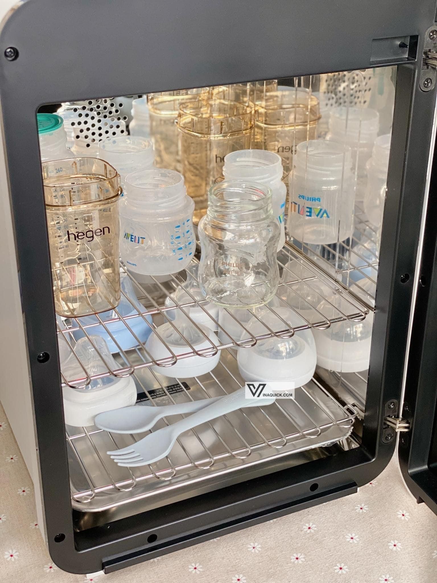  Máy tiệt trùng sấy khô bình sữa UV LED Haenim 4G 