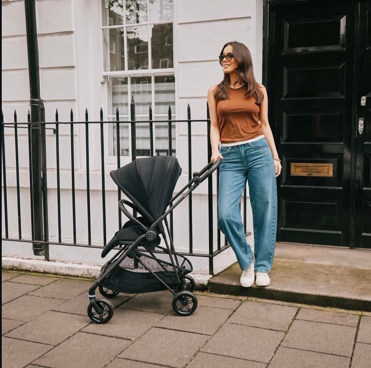  Xe Đẩy Gấp Gọn Siêu Nhẹ Cybex Melio Carbon - Màu Magic Black 