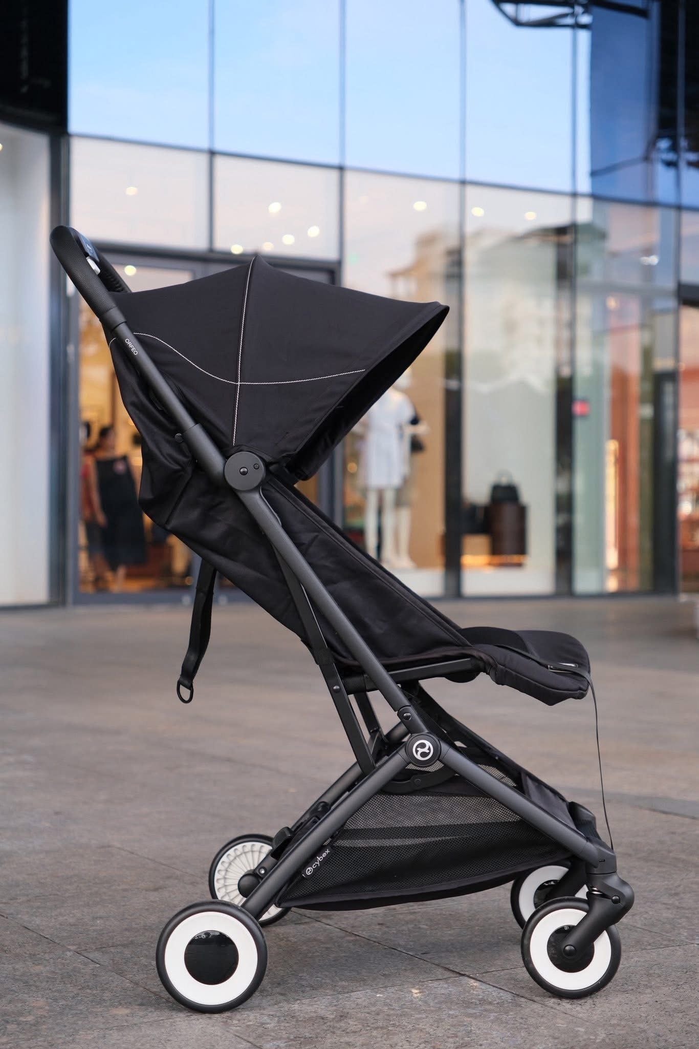  Xe Đẩy Gấp Gọn Cybex Orfeo - Màu Magic Black 