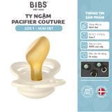  Ty ngậm núm dẹt cao su tự nhiên BIBS Pacifier Couture Latex Size 1 (0-6 tháng) 