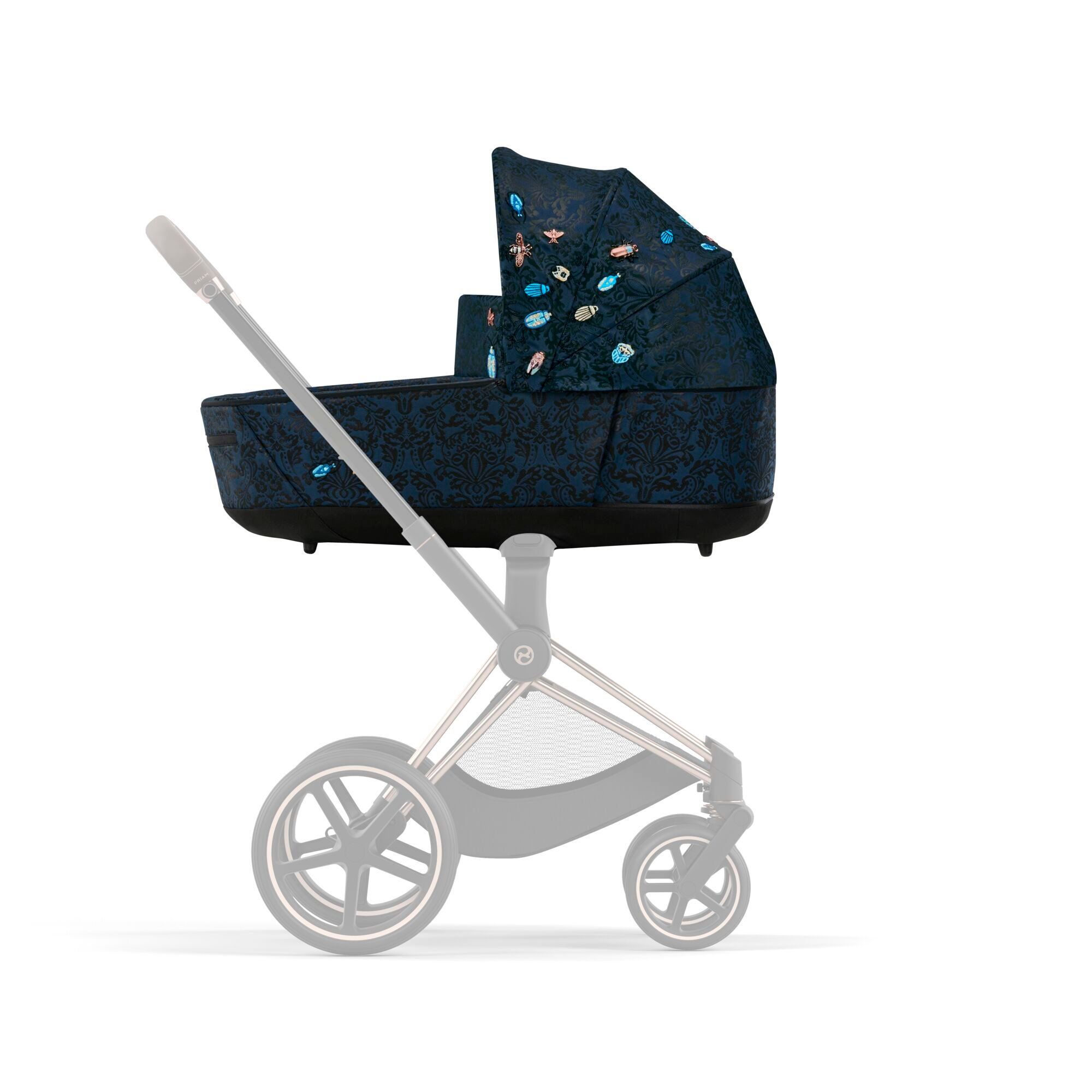  Nôi sơ sinh Cybex Priam Lux Carry Cot - Jewels of Nature Dark Blue 