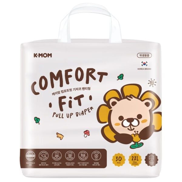  Tã / Bỉm K-MOM Comfort Fit Diapers 