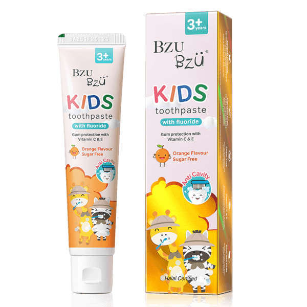  Kem đánh răng trẻ em Bzu Bzu Kids Toothpaste 50g 
