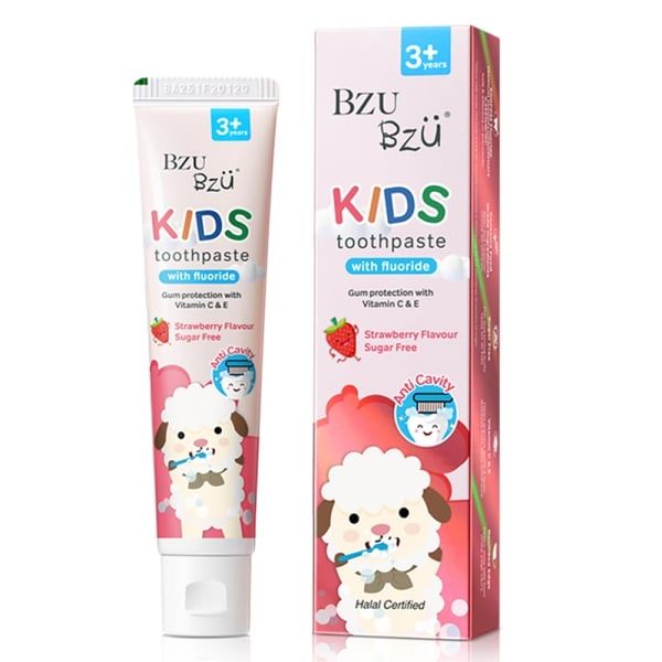  Kem đánh răng trẻ em Bzu Bzu Kids Toothpaste 50g 
