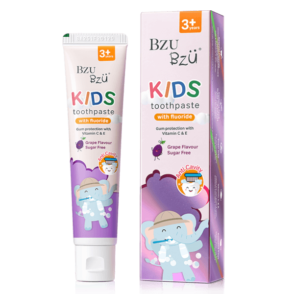  Kem đánh răng trẻ em Bzu Bzu Kids Toothpaste 50g 