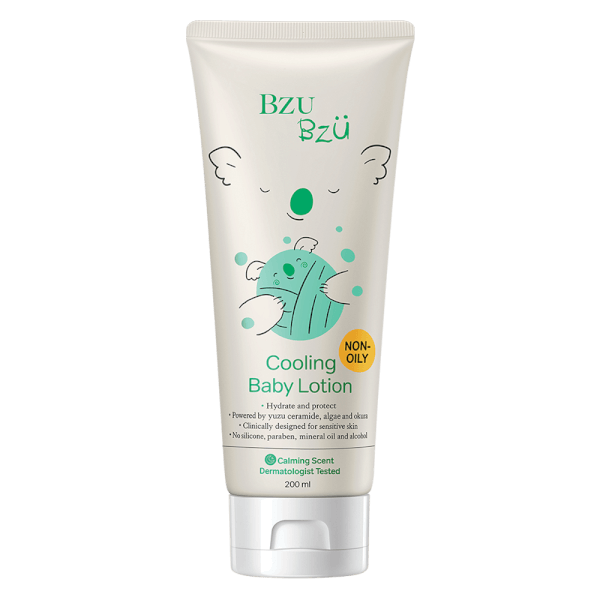 Kem dưỡng thể em bé mát dịu Bzu Bzu Cooling Baby Lotion 200ml 