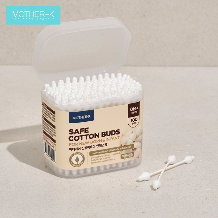  TĂM BÔNG SƠ SINH MOTHER-K HÀN QUỐC (100C) 