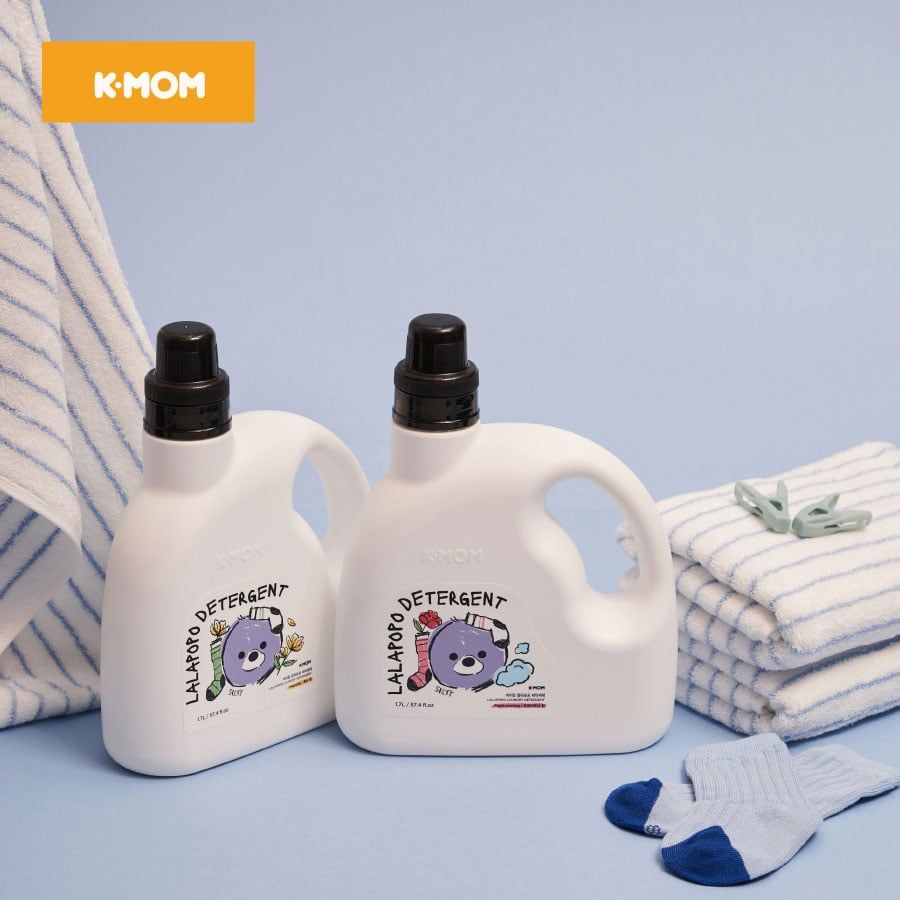  Nước Giặt Thuần Chay Lalapopo K-Mom Hàn Quốc 1700ml (DẠNG CHAI) 