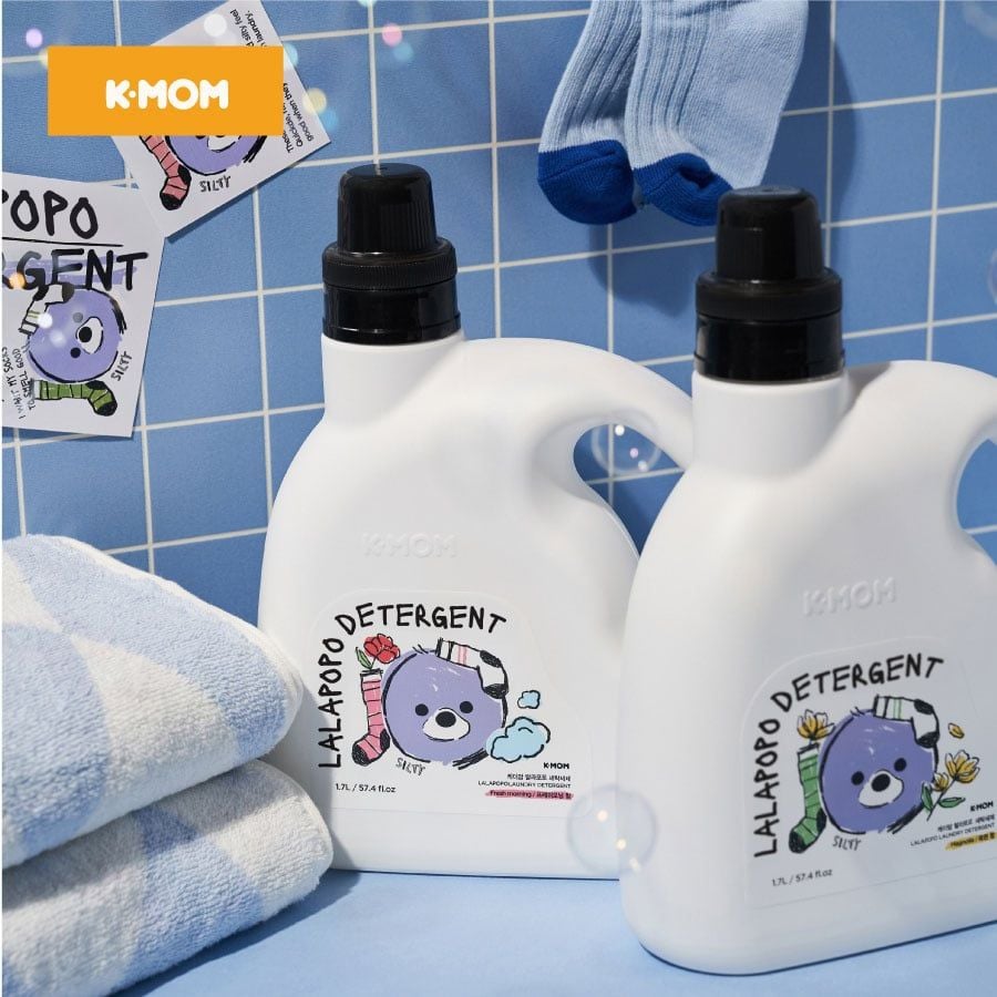  Nước Giặt Thuần Chay Lalapopo K-Mom Hàn Quốc 1700ml (DẠNG CHAI) 