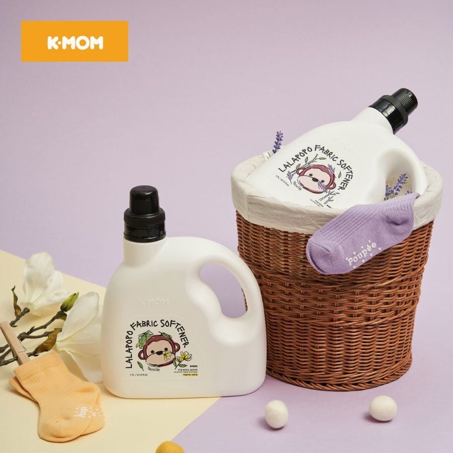  Nước Xả Thuần Chay Lalapopo K-Mom Hàn Quốc 1700ml (DẠNG CHAI) 