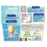  Sữa chua Bledina Brasses vị Chuối 6M+ (95g x 4) 