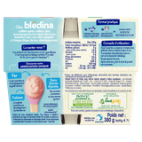  Sữa chua Bledina Brasses vị Dâu 6M+ (95g x 4) 