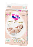  Tã/Bỉm Quần/Dán Merries First Premium 