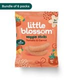  Bánh que rau củ Little Blossom Fruity & Veggie Sticks 12g 