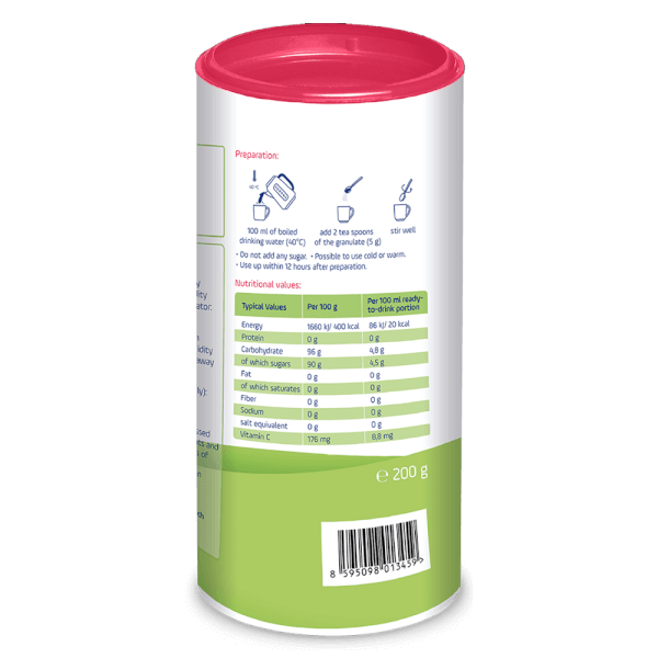  Trà Cốm Hoa quả Burine - Dâu tây (200g) 