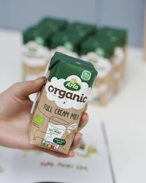  Sữa Tươi Hữu Cơ Arla Nguyên Kem 200ml 