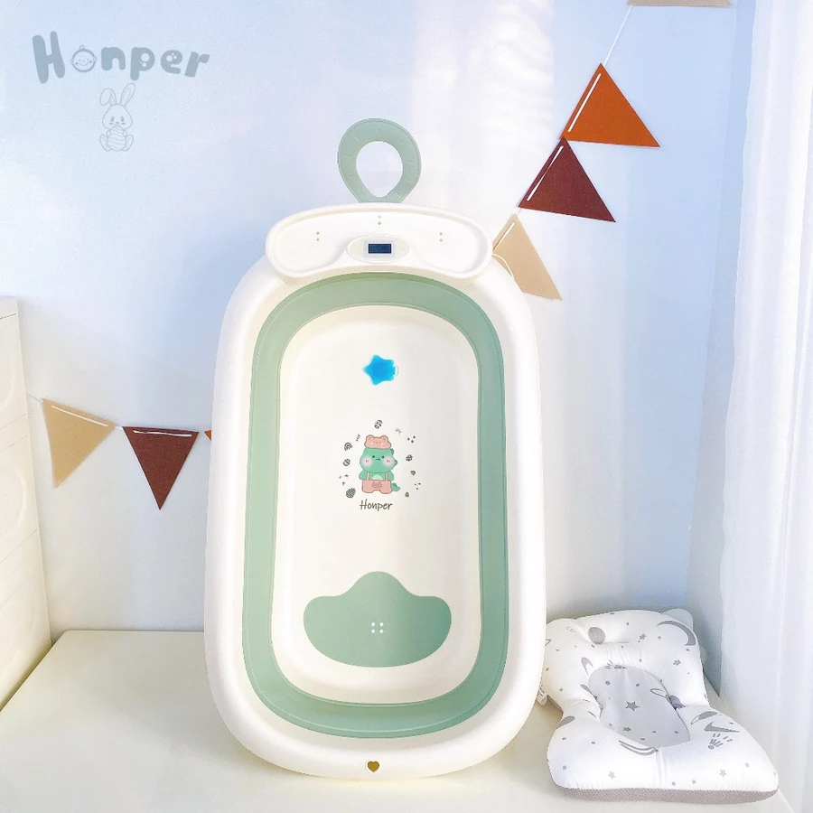  Chậu Tắm Gấp Gọn Kèm Phao Honper Cao Cấp HP-114 