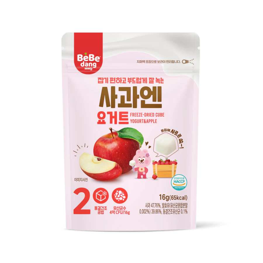  Sữa Chua Sấy Khô Bebedang Hàn Quốc (16g) 