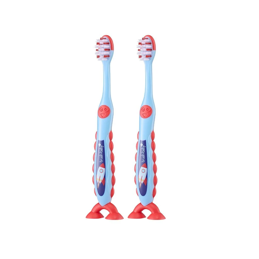  BỘ 2 BÀN CHẢI ĐÁNH RĂNG CHO BÉ FLOSSBRUSH BRUSH-BABY (3 - 6 TUỔI) 