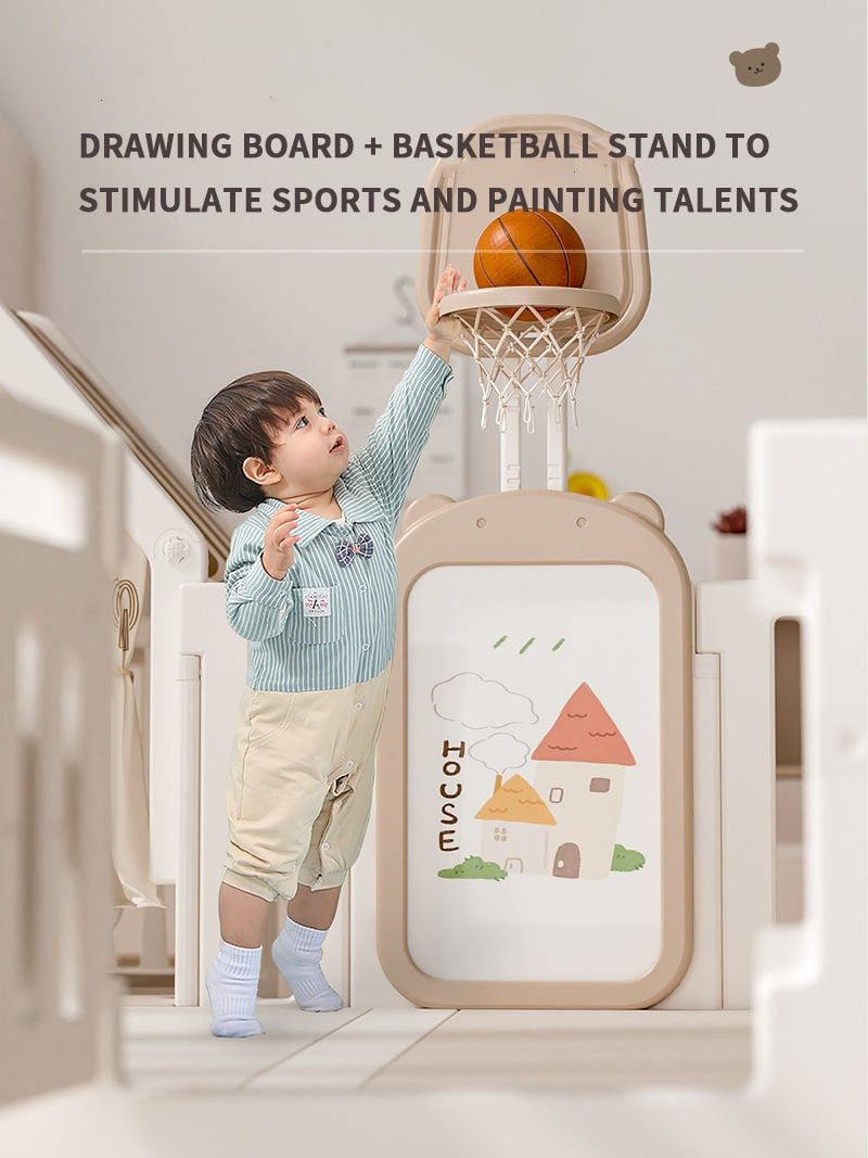  (A) BẢNG VẼ KẾT HỢP GIÁ ĐỠ BÓNG RỔ LOULOU BY VINAQUICK 