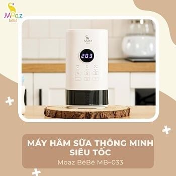  Máy hâm sữa thông minh siêu tốc Moaz BéBé MB-033 
