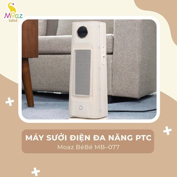  Máy sưởi điện đa năng PTC Moaz BéBé MB-077 