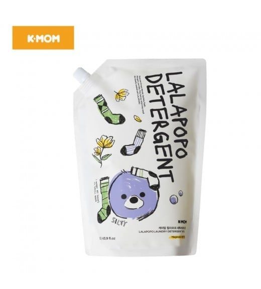  Nước Giặt Thuần Chay Lalapopo K-Mom Hàn Quốc 1300ml (DẠNG TÚI) 