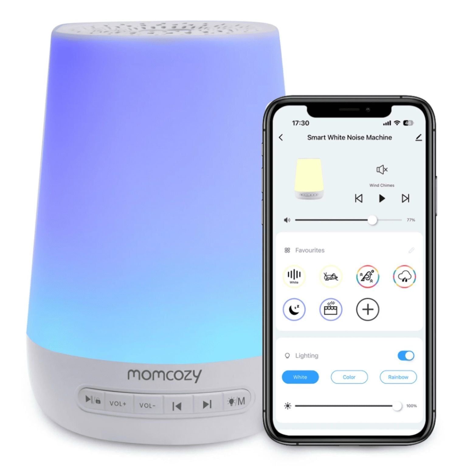  Máy tạo tiếng ồn trắng Momcozy kết nối App Control 