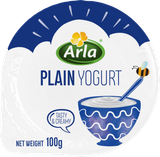  Sữa Chua Nguội Arla Natural Yogurt 12M+ (100g x 6) 