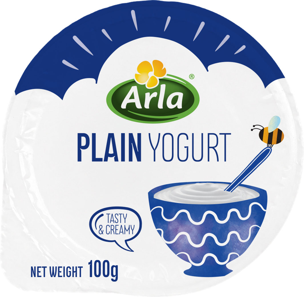  Sữa Chua Nguội Arla Natural Yogurt 12M+ (100g x 6) 