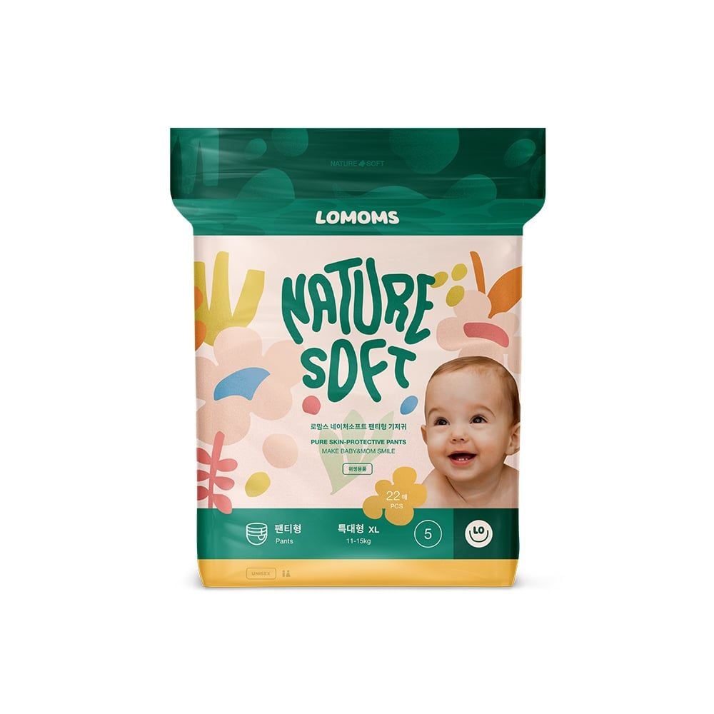  Bỉm quần Lomoms Nature Soft 