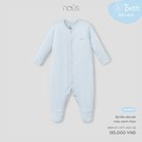  Bộ liền dài Nous tất màu xanh nhạt NB 