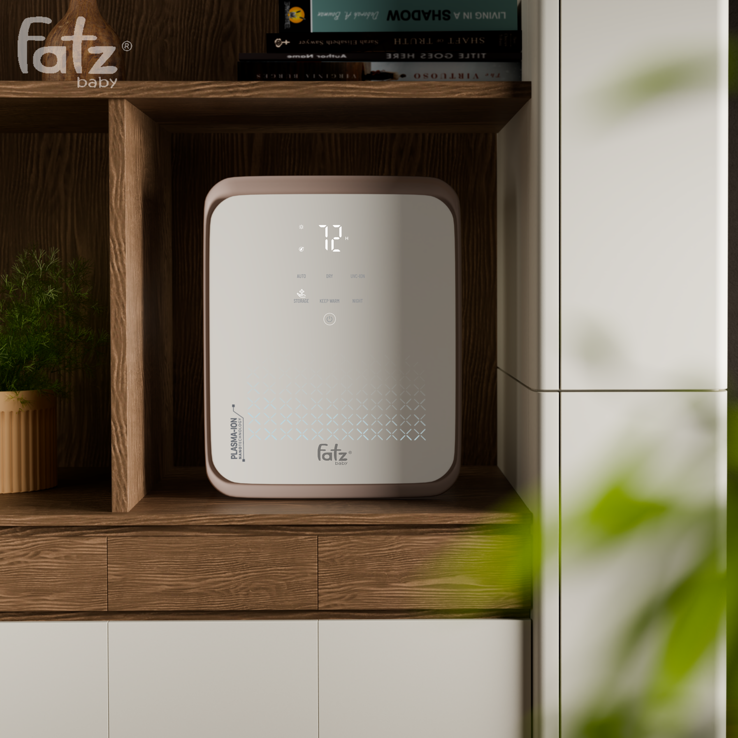  Máy tiệt trùng sấy khô khử mùi UVC-LED công nghệ Nano Plasma Ion Fatzbaby Plasmax 12 