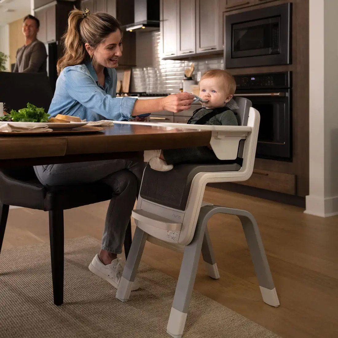  GHẾ ĂN DẶM NUNA ZAAZ™ -  MÀU PEWTER 